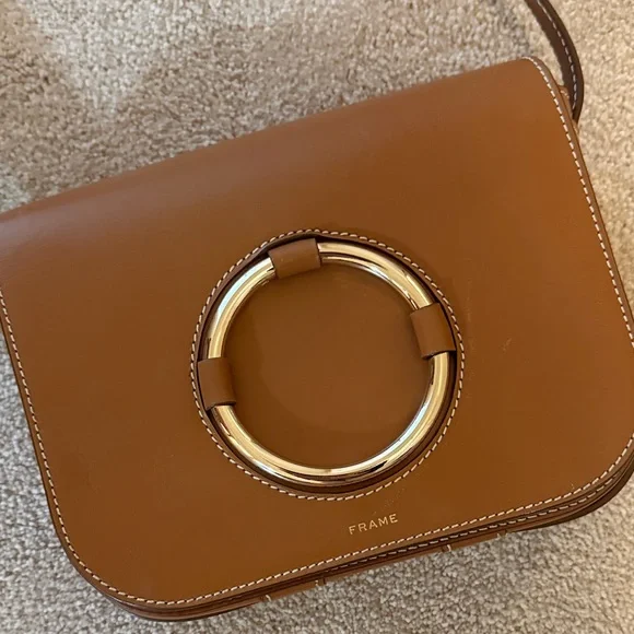 Frame Leather Crossbody Bag - Picture 2 of 6